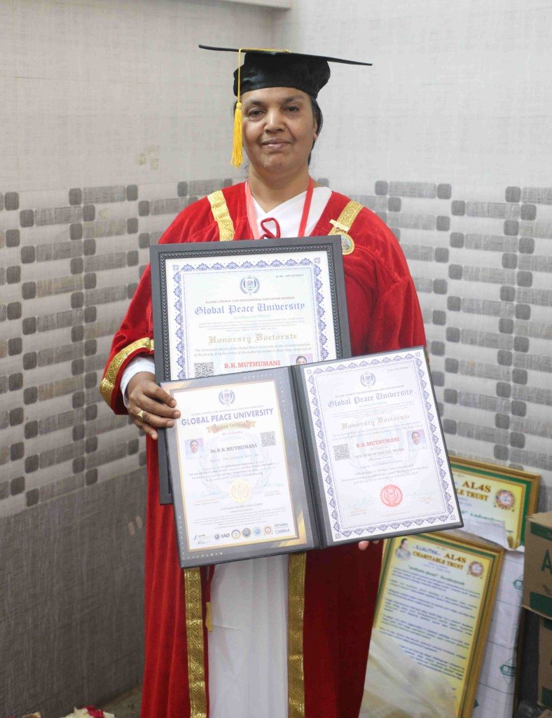 Adyar(Chennai) : Brahmakumaris receive Honorary Doctorate Degree for Social Work